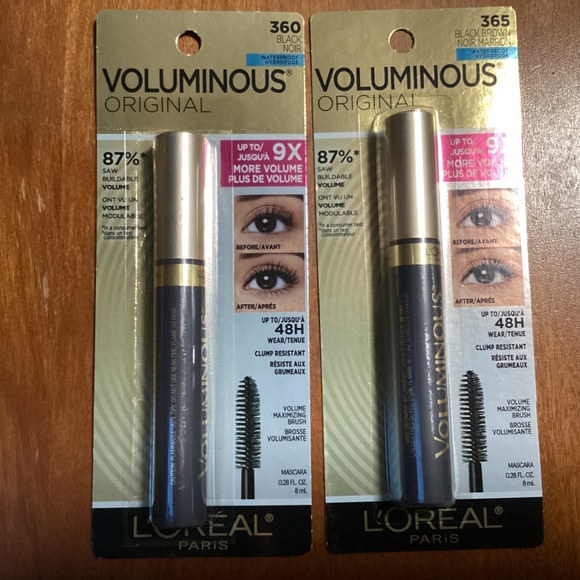 L’Oreal Mascara Voluminous 360 Black & 365 Black Brown - Picture 3 of 11